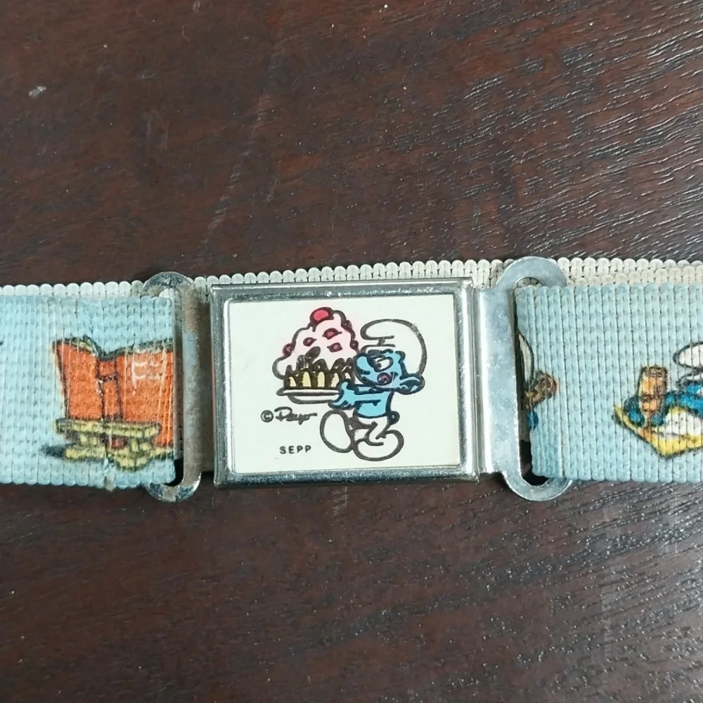 1982 Peyo S.E.P.P Smurf Belt